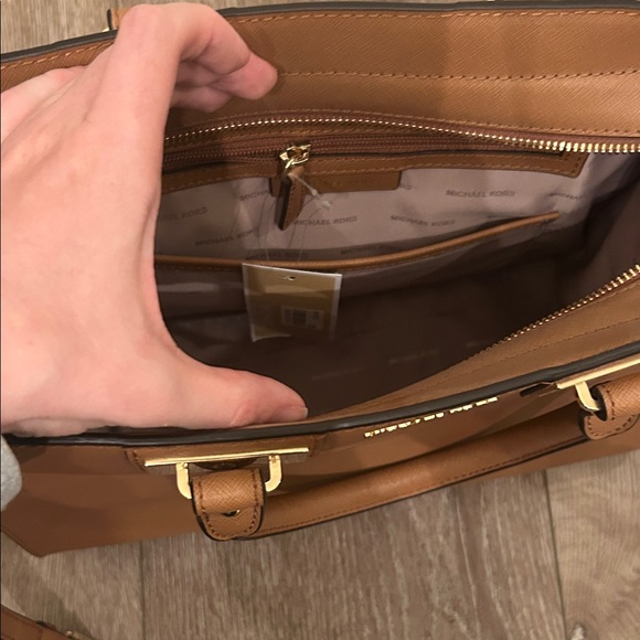 Michael Kors Brown Leather Satchel - Picture 2 of 6